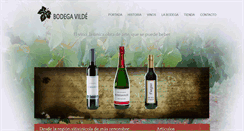 Desktop Screenshot of bodegavilde.com